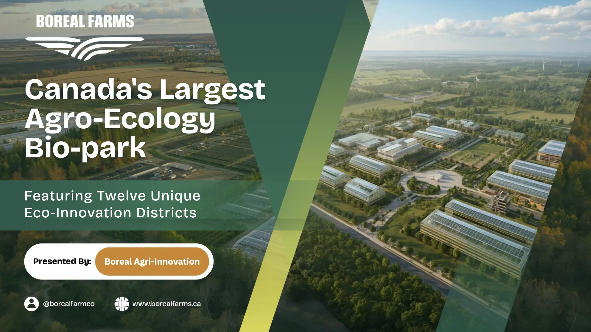 Cover of the BioPark Canada agro-ecology overview document